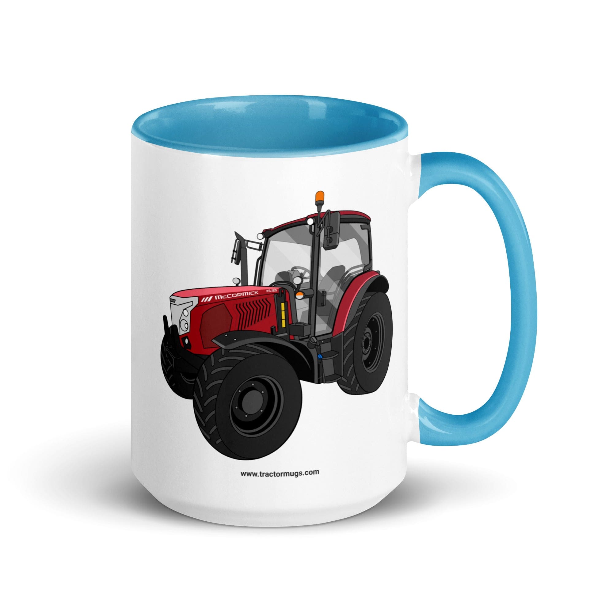 The Tractor Mugs Store Blue / 15 oz McCormick X5 120 | Mug with Color Inside Quality Farmers Merch