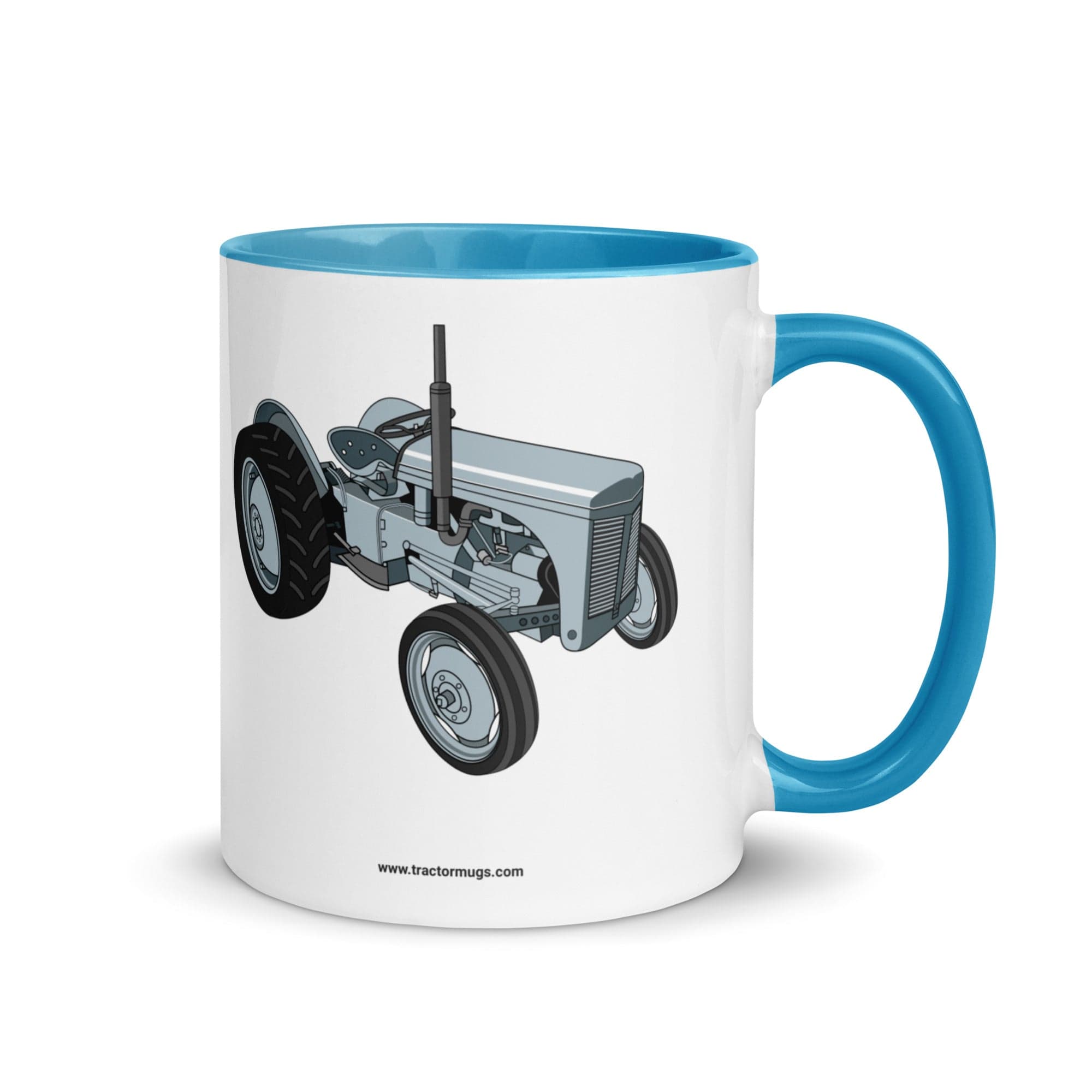 The Tractor Mugs Store Blue Ferguson TE 20 | Mug with Color Inside Quality Farmers Merch