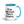 The Tractor Mugs Store Blue I'll Be Right Back. There's a Tractor. | 15 oz Mug with Color Inside Quality Farmers Merch