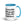 The Tractor Mugs Store Blue I'm Terrible with People. Great with Combines. | 15 oz Mug with Color Inside Quality Farmers Merch