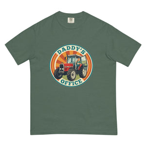 The Tractor Mugs Store Blue Spruce Massey Ferguson 3075 DADDY'S OFFICE Retro | Unisex Premium T-shirt Quality Farmers Merch