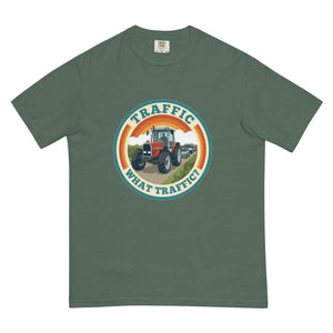 The Tractor Mugs Store Blue Spruce / S Massey Ferguson 3075 TRAFFIC WHAT TRAFFIC? Retro | Unisex Premium T-shirt Quality Farmers Merch
