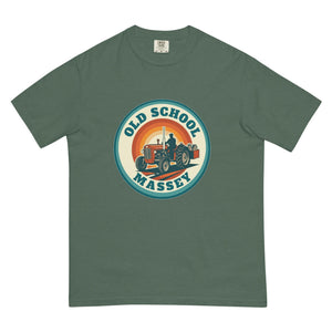The Tractor Mugs Store Blue Spruce / S Massey Ferguson 35X OLD SCHOOL MASSEY Retro | Unisex Premium T-shirt Quality Farmers Merch