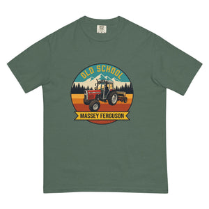 The Tractor Mugs Store Blue Spruce / S Massey Ferguson 390T OLD SCHOOL MASSEY FERGUSON Outdoor | Unisex Premium T-shirt Quality Farmers Merch