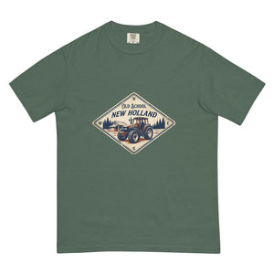 The Tractor Mugs Store Blue Spruce / S New Holland TM 135 OLD SCHOOL NEW HOLLAND Heritage | Unisex Premium T-shirt Quality Farmers Merch