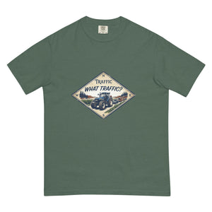 The Tractor Mugs Store Blue Spruce / S New Holland TM 155 TRAFFIC WHAT TRAFFIC? Heritage | Unisex Premium T-shirt Quality Farmers Merch