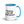 The Tractor Mugs Store Blue Warning: May Talk About Tractors | 15 oz Mug with Color Inside Quality Farmers Merch