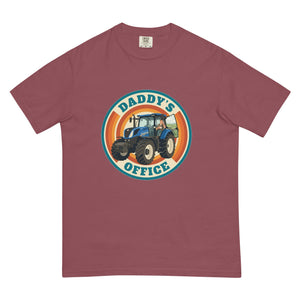 The Tractor Mugs Store Brick New Holland T7.225 DADDY'S OFFICE Retro | Unisex Premium T-shirt Quality Farmers Merch