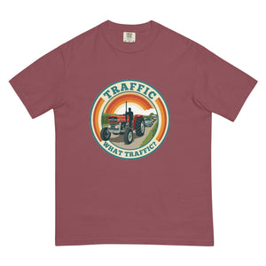 The Tractor Mugs Store Brick / S Massey Ferguson 135 TRAFFIC WHAT TRAFFIC? Retro | Unisex Premium T-shirt Quality Farmers Merch