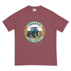 The Tractor Mugs Store Brick / S New Holland TM 135 TRAFFIC WHAT TRAFFIC? Retro | Unisex Premium T-shirt Quality Farmers Merch