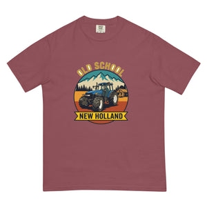 The Tractor Mugs Store Brick / S New Holland TM 155 OLD SCHOOL NEW HOLLAND Outdoor | Unisex Premium T-shirt Quality Farmers Merch