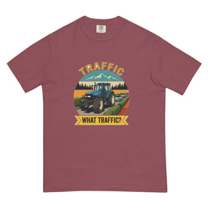 The Tractor Mugs Store Brick / S New Holland TM 155 TRAFFIC WHAT TRAFFIC? Outdoor | Unisex Premium T-shirt Quality Farmers Merch