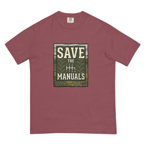 The Tractor Mugs Store Brick / S Save The Manuals | Unisex Premium T-shirt Quality Farmers Merch