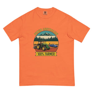 The Tractor Mugs Store Burnt Orange John Deere 3350 PROUD AUSTRALIAN 100% FARMER Outdoor | Unisex Premium T-shirt Quality Farmers Merch