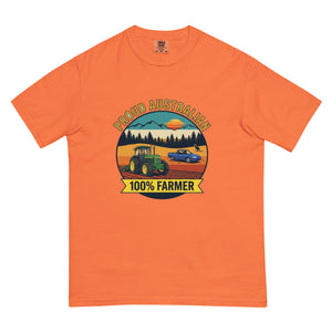 The Tractor Mugs Store Burnt Orange John Deere 3350 PROUD AUSTRALIAN 100% FARMER Outdoor | Unisex Premium T-shirt Quality Farmers Merch