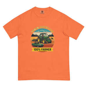 The Tractor Mugs Store Burnt Orange John Deere 6930 PROUD AUSTRALIAN 100% FARMER Outdoor | Unisex Premium T-shirt Quality Farmers Merch