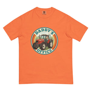 The Tractor Mugs Store Burnt Orange Massey Ferguson 6480 DADDY'S OFFICE Retro | Unisex Premium T-shirt Quality Farmers Merch