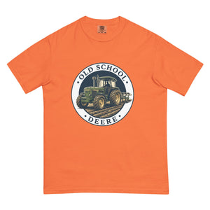 The Tractor Mugs Store Burnt Orange / S John Deere 3350 OLD SCHOOL DEERE Engraving | Unisex Premium T-shirt Quality Farmers Merch
