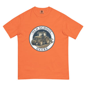The Tractor Mugs Store Burnt Orange / S John Deere 7810 OLD SCHOOL DEERE Engraving | Unisex Premium T-shirt Quality Farmers Merch