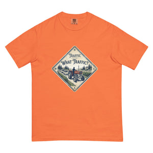 The Tractor Mugs Store Burnt Orange / S Massey Ferguson 135 TRAFFIC WHAT TRAFFIC? Heritage | Unisex Premium T-shirt Quality Farmers Merch