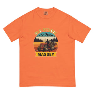 The Tractor Mugs Store Burnt Orange / S Massey Ferguson 35X OLD SCHOOL MASSEY Outdoor | Unisex Premium T-shirt Quality Farmers Merch