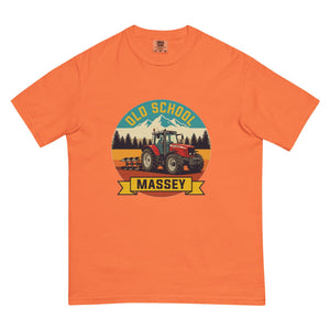 The Tractor Mugs Store Burnt Orange / S Massey Ferguson 6480 OLD SCHOOL MASSEY Outdoor | Unisex Premium T-shirt Quality Farmers Merch