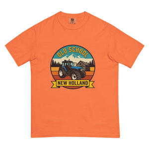 The Tractor Mugs Store Burnt Orange / S New Holland TM 135 OLD SCHOOL NEW HOLLAND Outdoor | Unisex Premium T-shirt Quality Farmers Merch