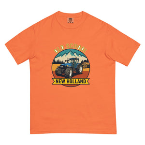 The Tractor Mugs Store Burnt Orange / S New Holland TM 155 OLD SCHOOL NEW HOLLAND Outdoor | Unisex Premium T-shirt Quality Farmers Merch