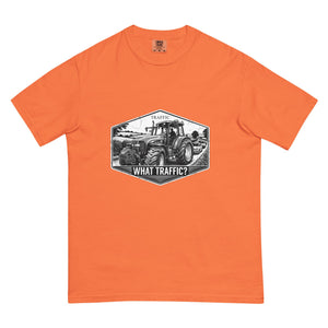 The Tractor Mugs Store Burnt Orange / S New Holland TM 155 TRAFFIC WHAT TRAFFIC? Moose | Unisex Premium T-shirt Quality Farmers Merch