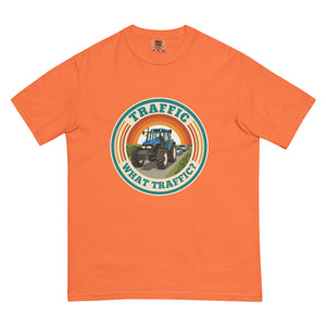 The Tractor Mugs Store Burnt Orange / S New Holland TM 155 TRAFFIC WHAT TRAFFIC? Retro | Unisex Premium T-shirt Quality Farmers Merch