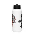 The Tractor Mugs Store Case 1494 | Stainless steel water bottle with a straw lid Quality Farmers Merch