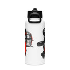 The Tractor Mugs Store Case 1494 | Stainless steel water bottle with a straw lid Quality Farmers Merch