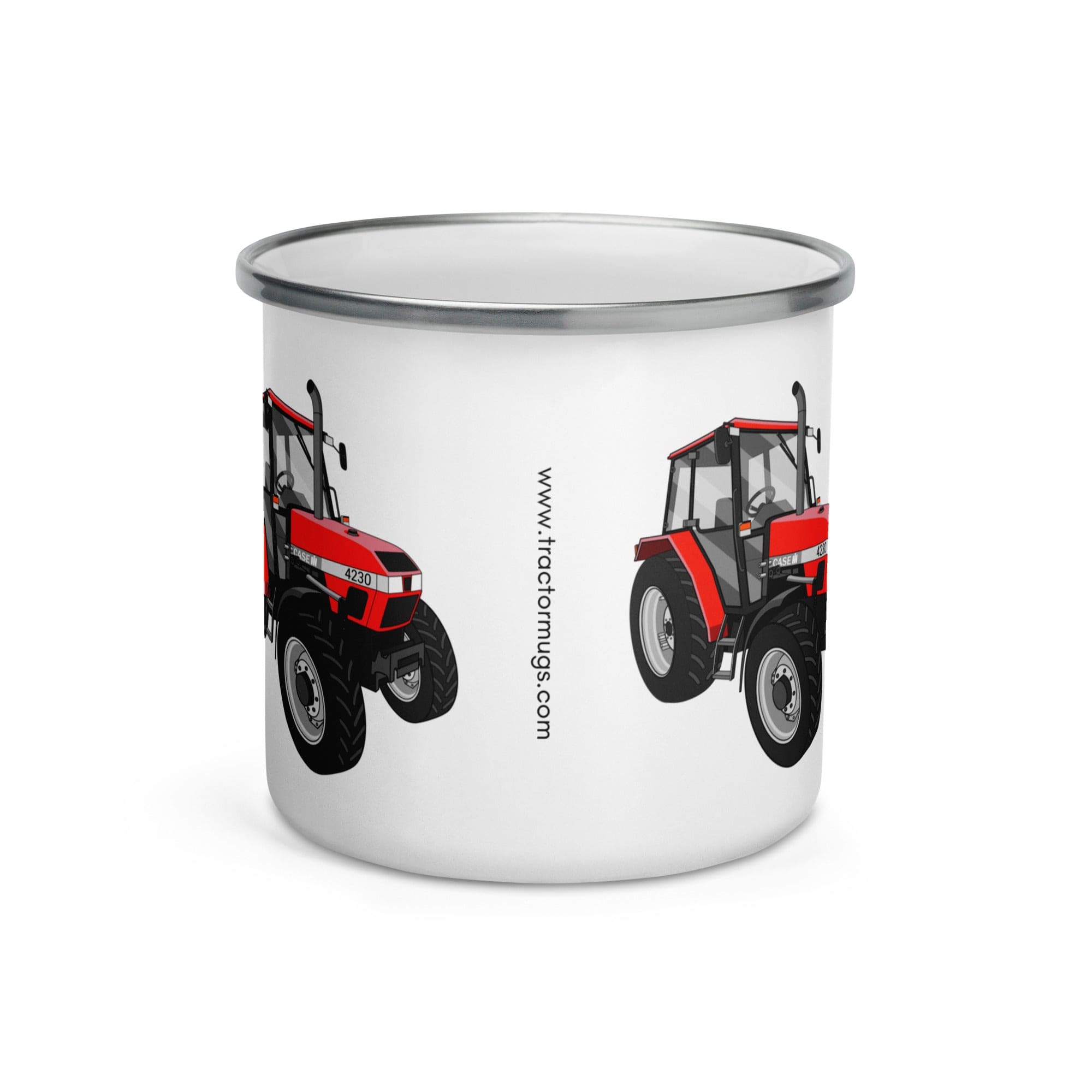 The Tractor Mugs Store Case 4230 | Enamel Mug Quality Farmers Merch