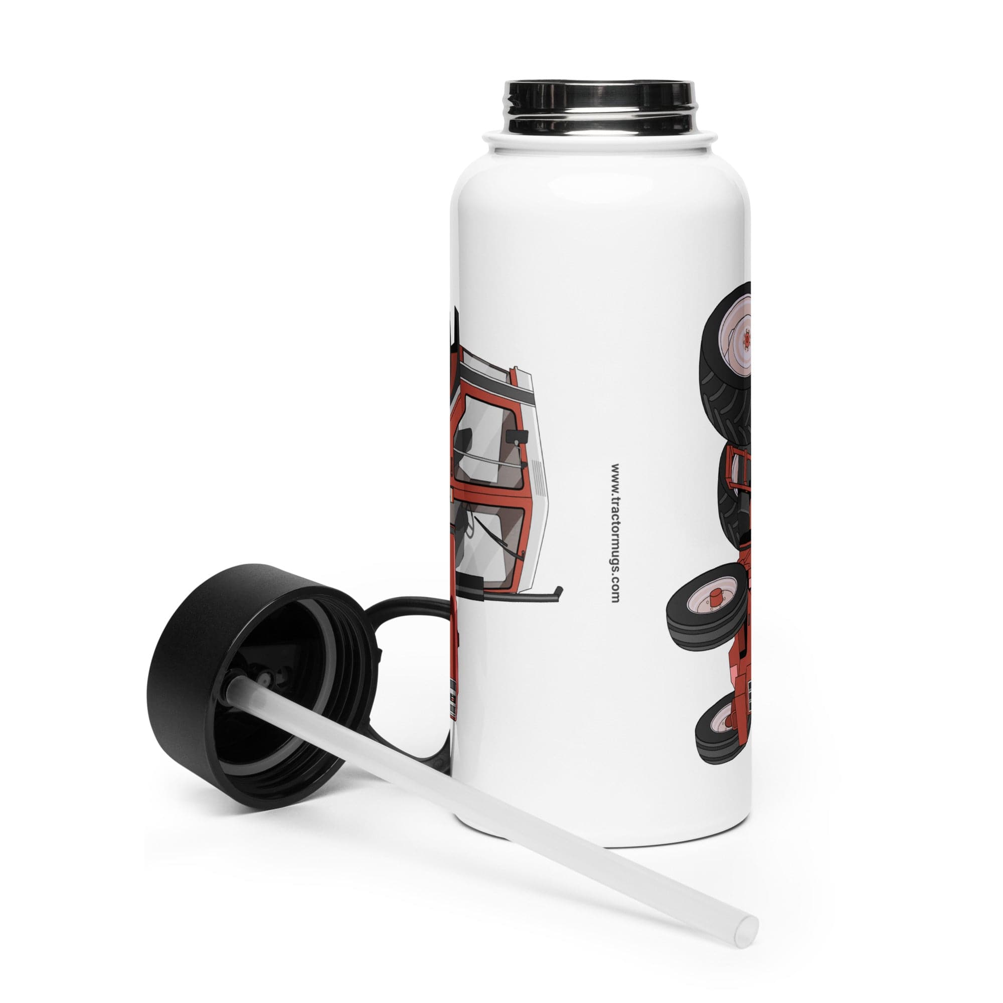 The Tractor Mugs Store Case 685 XL |  Stainless steel water bottle with a straw lid Quality Farmers Merch