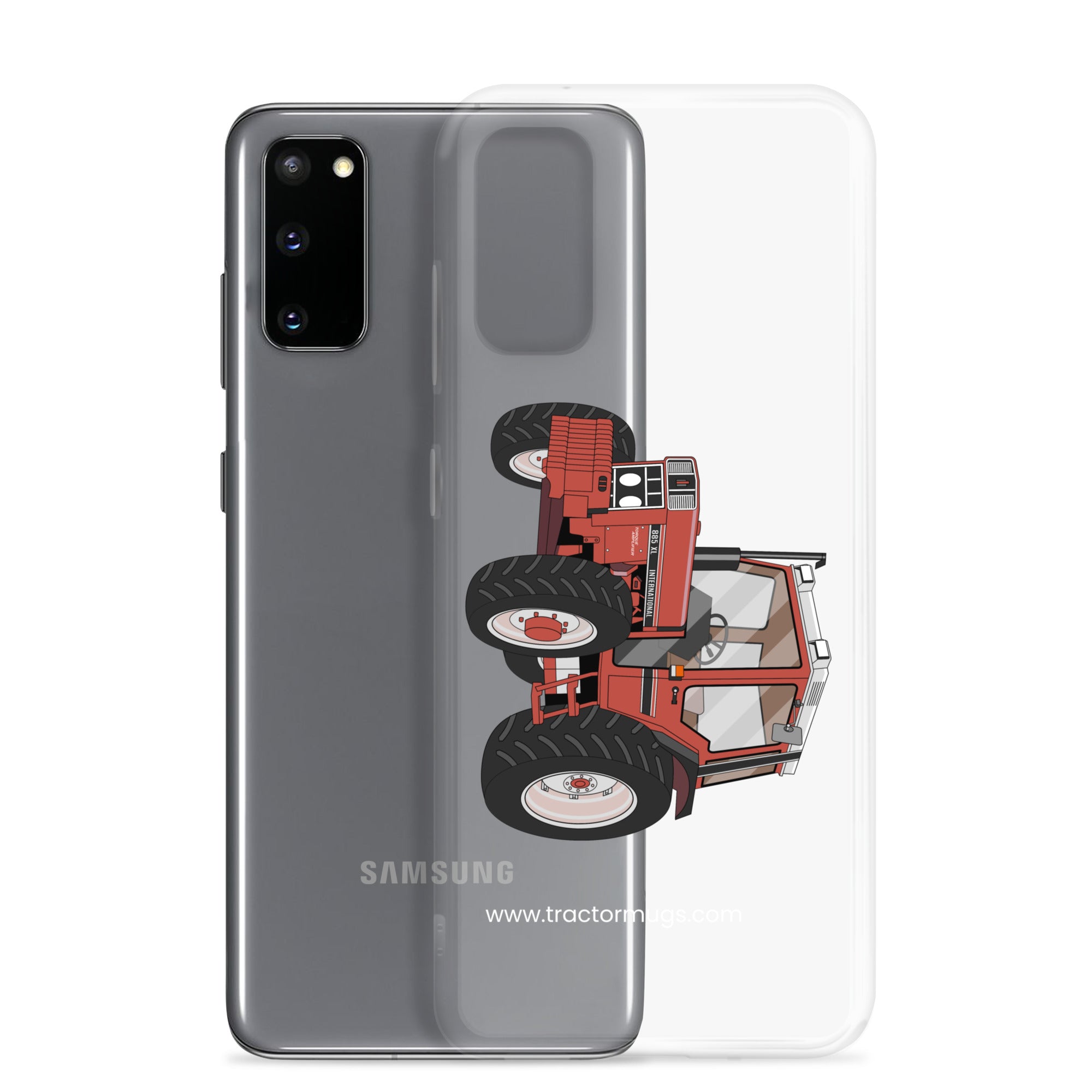 The Tractor Mugs Store Case 885 XL | Clear Case for Samsung® Quality Farmers Merch