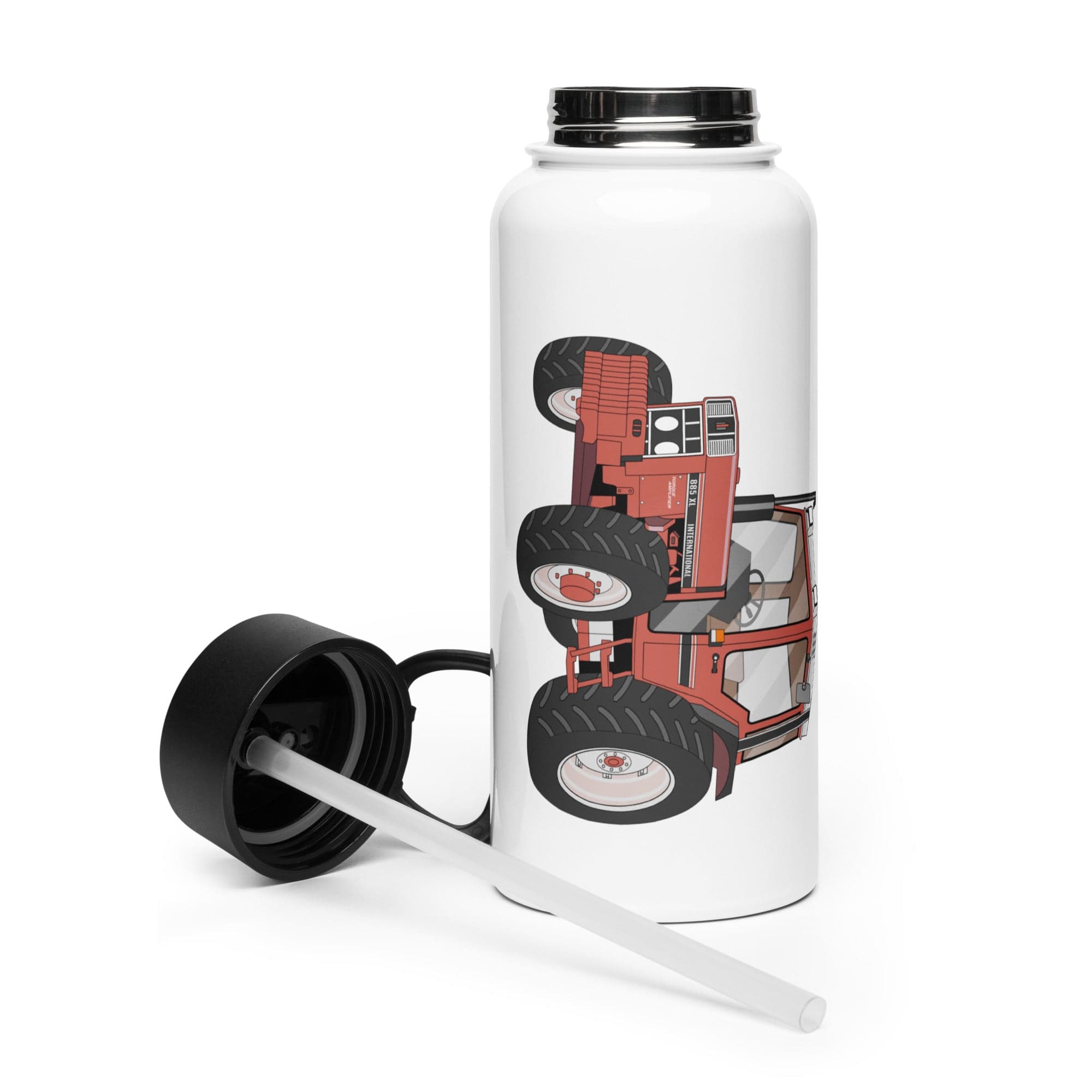 The Tractor Mugs Store Case 885 XL | Stainless Steel Water Bottle Quality Farmers Merch