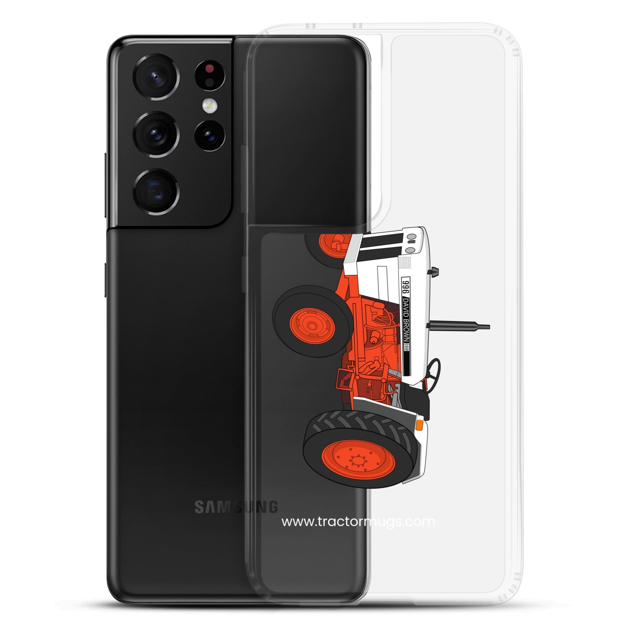 The Tractor Mugs Store Case David Brown 996 (1974) | Clear Case for Samsung® Quality Farmers Merch