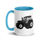 The Tractor Mugs Store Case IH 195 CVX Black | Mug with Color Inside Quality Farmers Merch