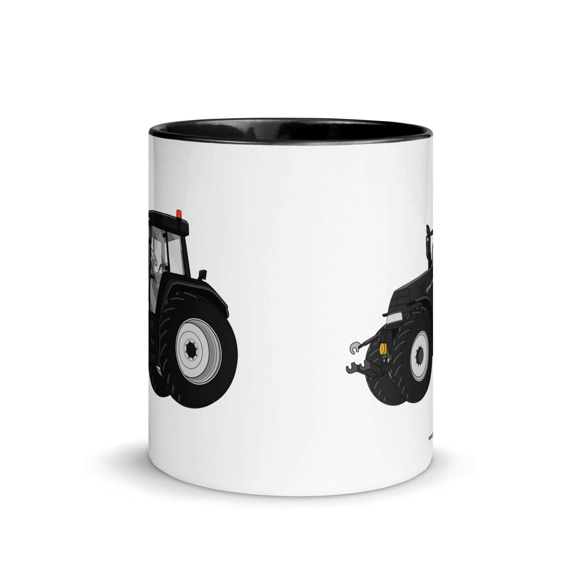 The Tractor Mugs Store Case IH 195 CVX Black | Mug with Color Inside Quality Farmers Merch