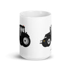 The Tractor Mugs Store Case IH 195 CVX Black | White glossy mug Quality Farmers Merch