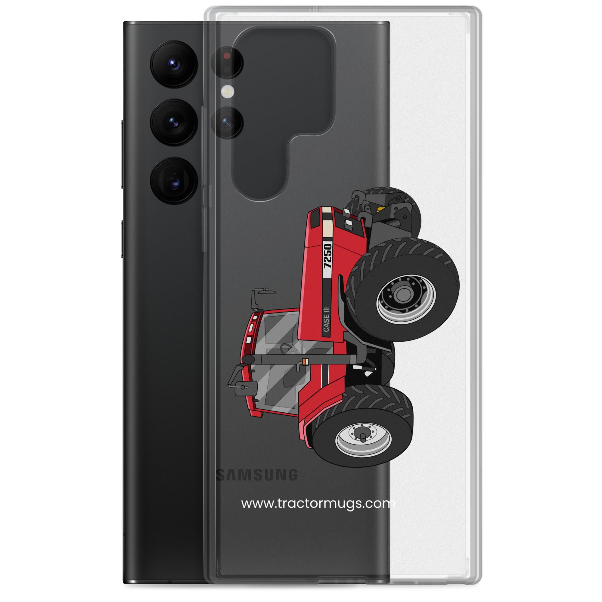 The Tractor Mugs Store Case IH 7250 | Clear Case for Samsung® Quality Farmers Merch