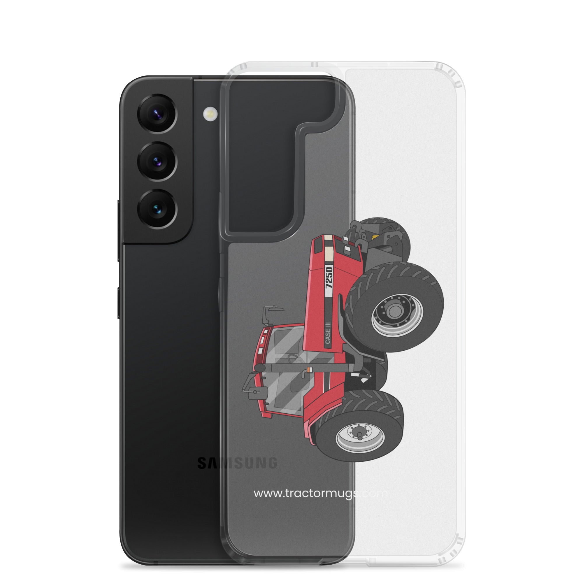 The Tractor Mugs Store Case IH 7250 | Clear Case for Samsung® Quality Farmers Merch