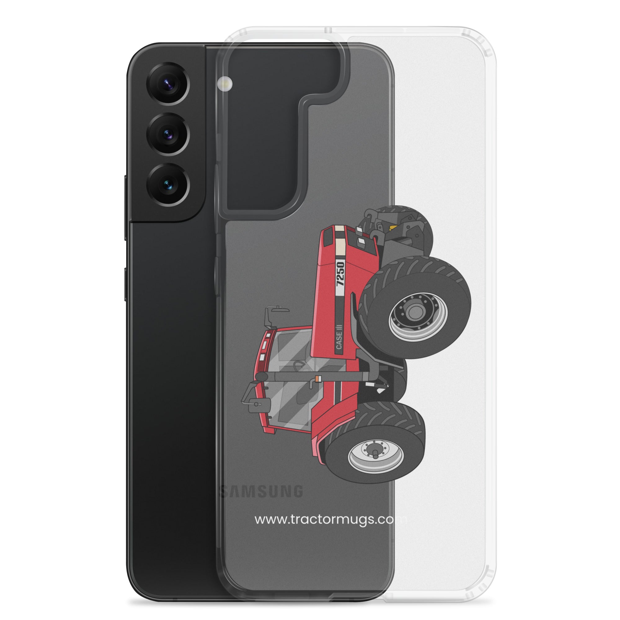 The Tractor Mugs Store Case IH 7250 | Clear Case for Samsung® Quality Farmers Merch