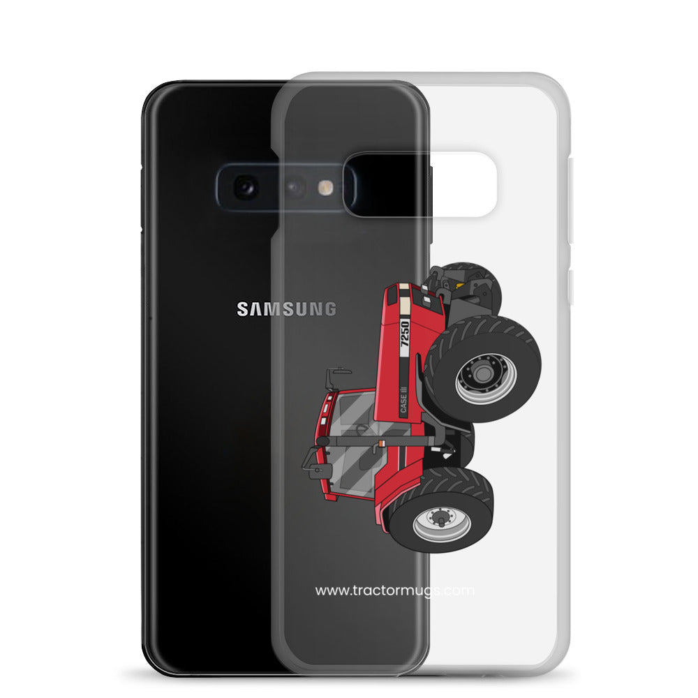 The Tractor Mugs Store Case IH 7250 | Clear Case for Samsung® Quality Farmers Merch