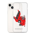 The Tractor Mugs Store Case IH Axial Flow 2188 Harvester | Clear Case for iPhone® Quality Farmers Merch