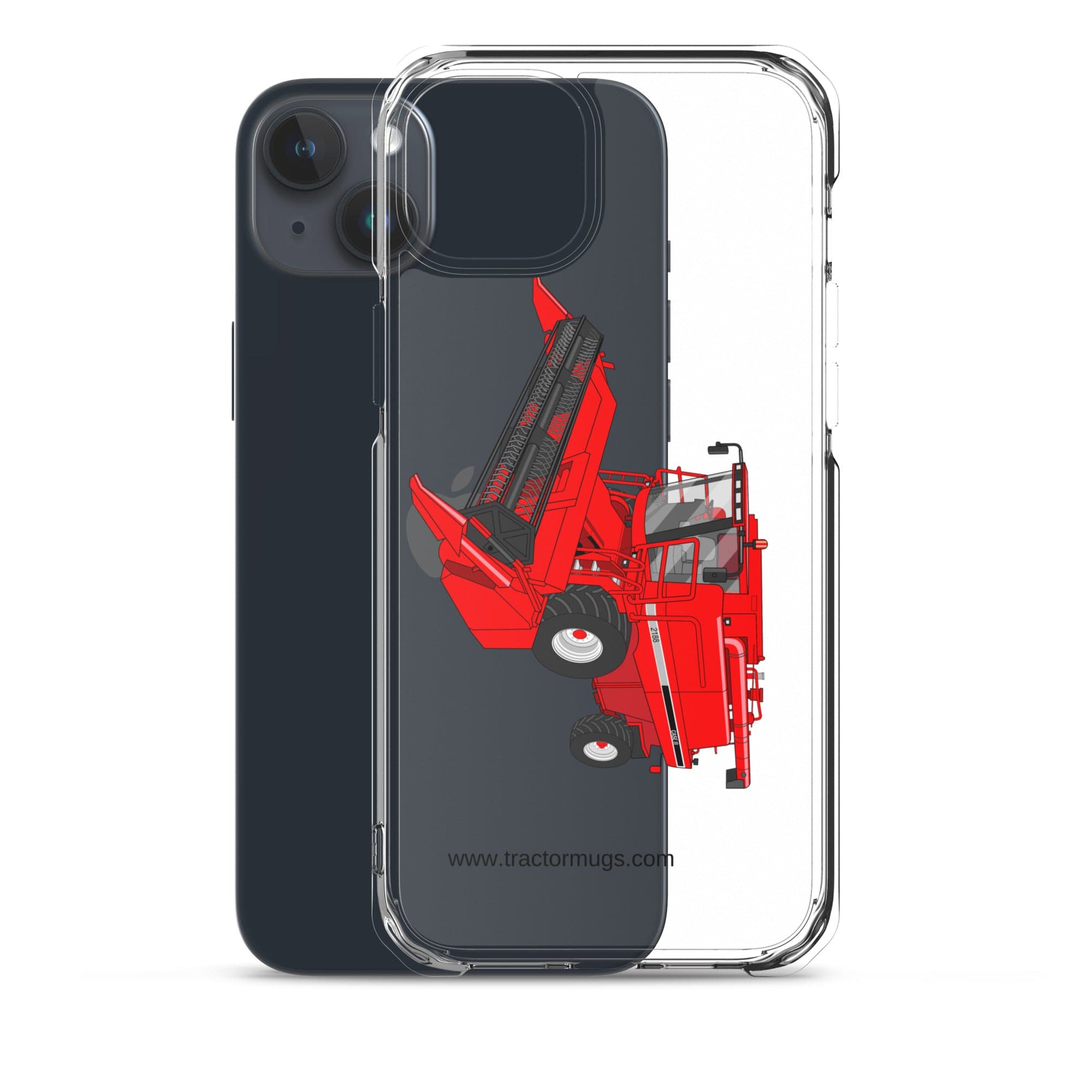 The Tractor Mugs Store Case IH Axial Flow 2188 Harvester | Clear Case for iPhone® Quality Farmers Merch