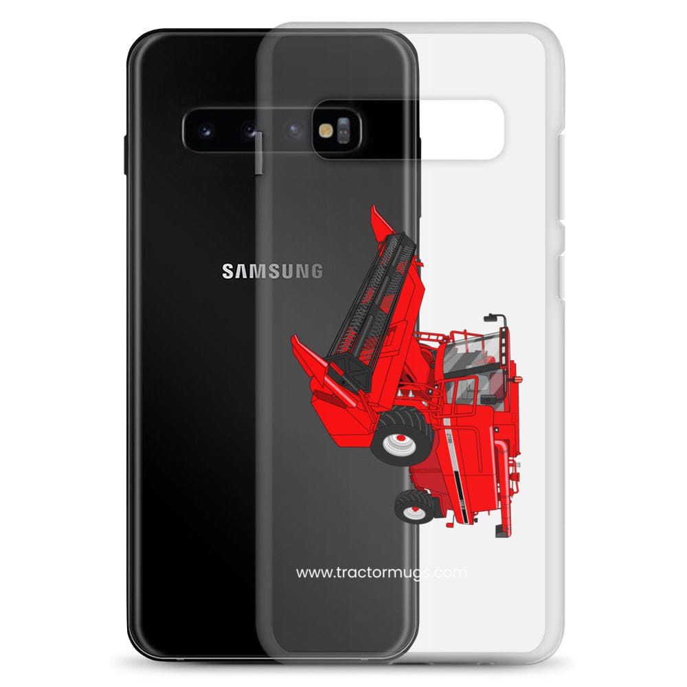 The Tractor Mugs Store Case IH Axial Flow 2188 Harvester | Clear Case for Samsung® Quality Farmers Merch