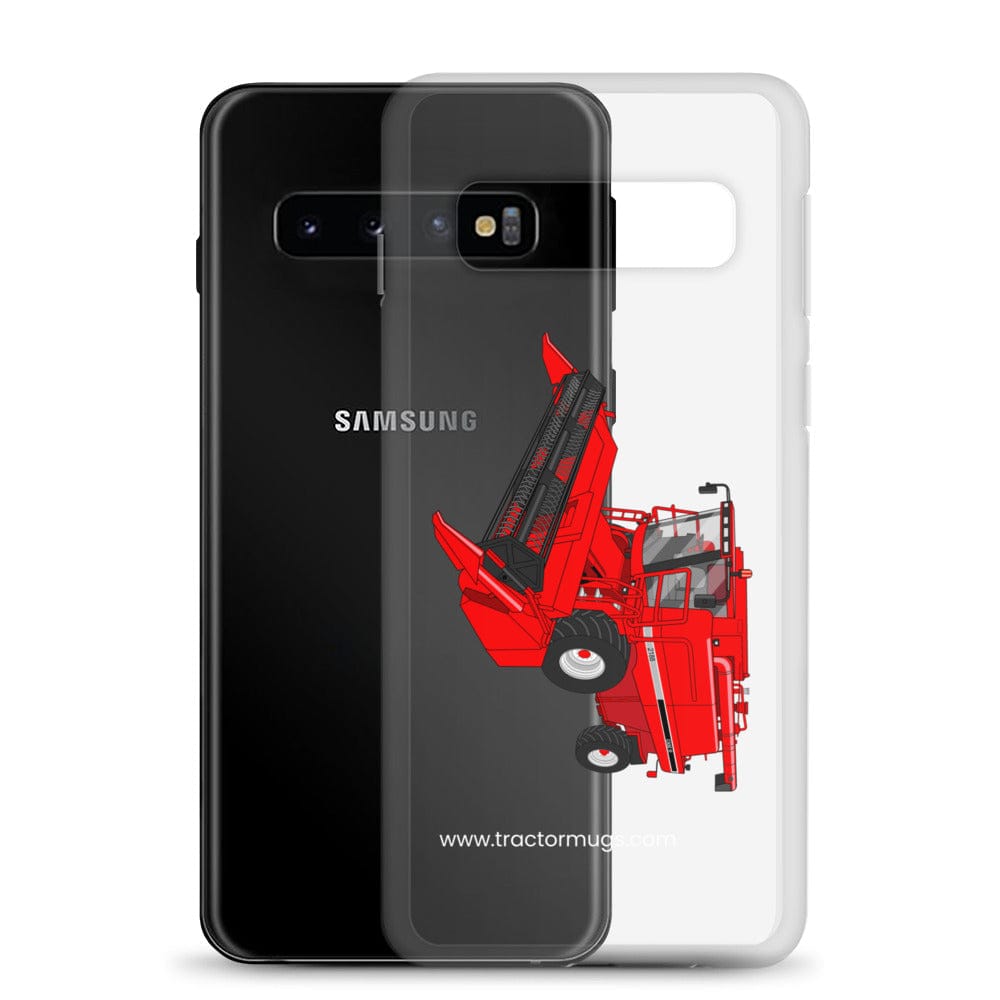 The Tractor Mugs Store Case IH Axial Flow 2188 Harvester | Clear Case for Samsung® Quality Farmers Merch