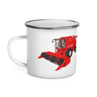 The Tractor Mugs Store Case IH Axial Flow 2188 Harvester | Enamel Mug Quality Farmers Merch