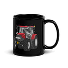 The Tractor Mugs Store Case IH Maxxum 145 | Black Glossy Mug Quality Farmers Merch